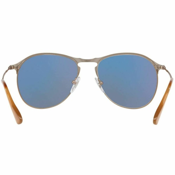 Persol Aviator Unisex Sunglasses Light Blue Lens - Picture 4 of 8